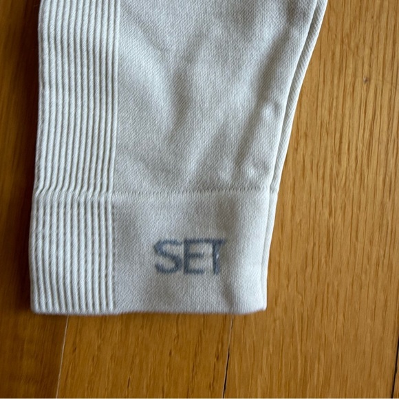 SET Active Oatmeal Seamless Workout Gym Leggings size XS - Picture 4 of 4